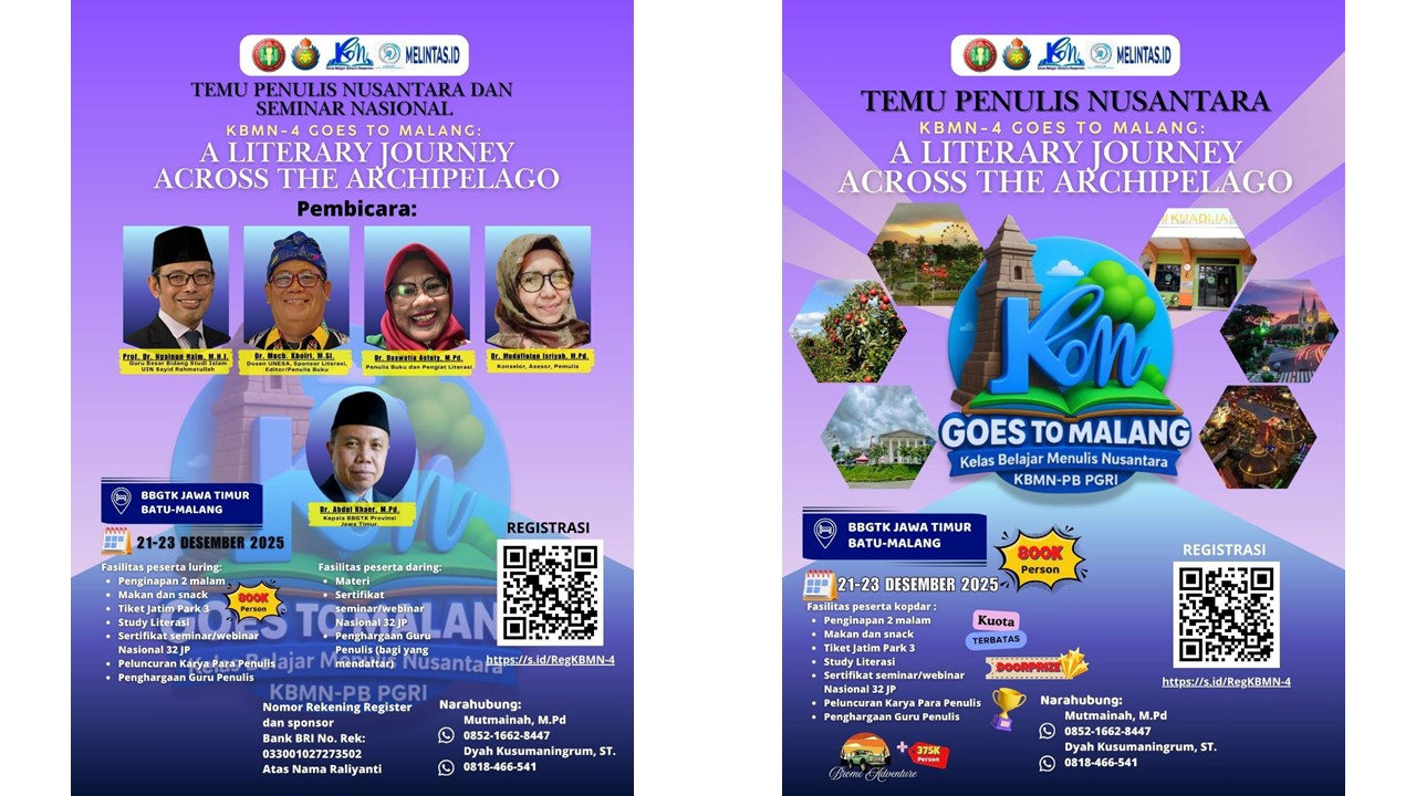 Temu Penulis KBMN PGRI di Kota Batu Malang Jawa Timur