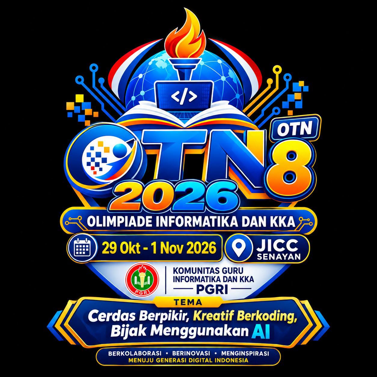 Pendaftaran Lomba OTN 8 dan Semnas OTN 8 di JICC Senayan Jakarta